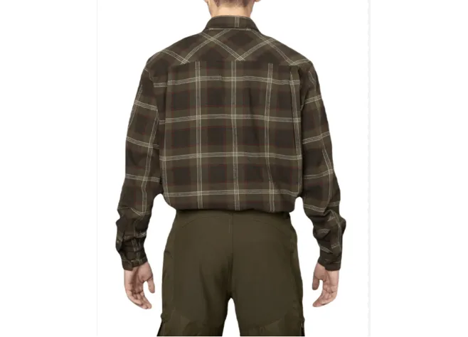 Сорочка Seeland Glen Flannel Shirt Pine green check Фото 3